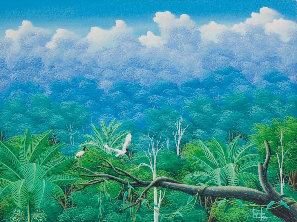 Brazilian rainforest, painting